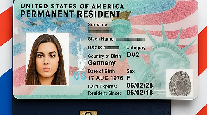 US Permanent Resident Card